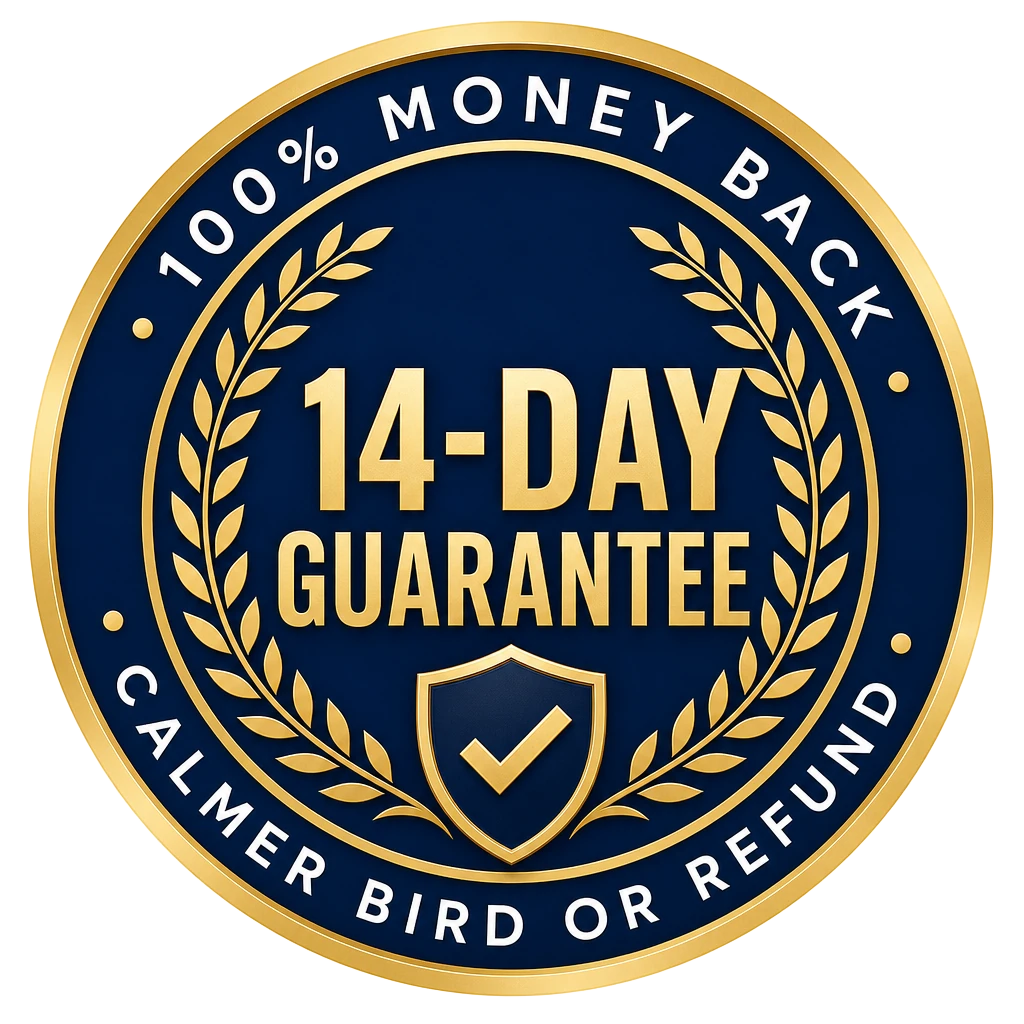 14-day Calmer-Bird Guarantee