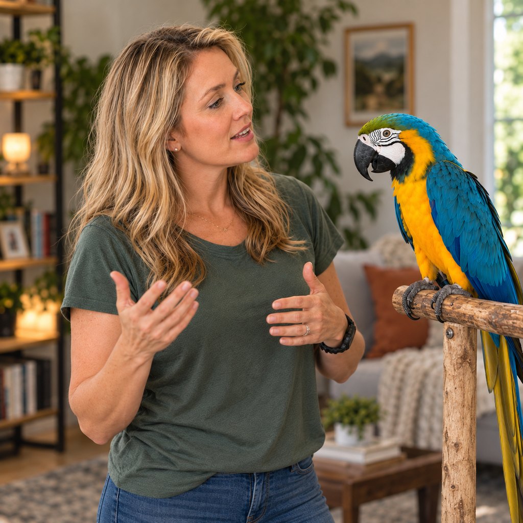 Parrot trainer